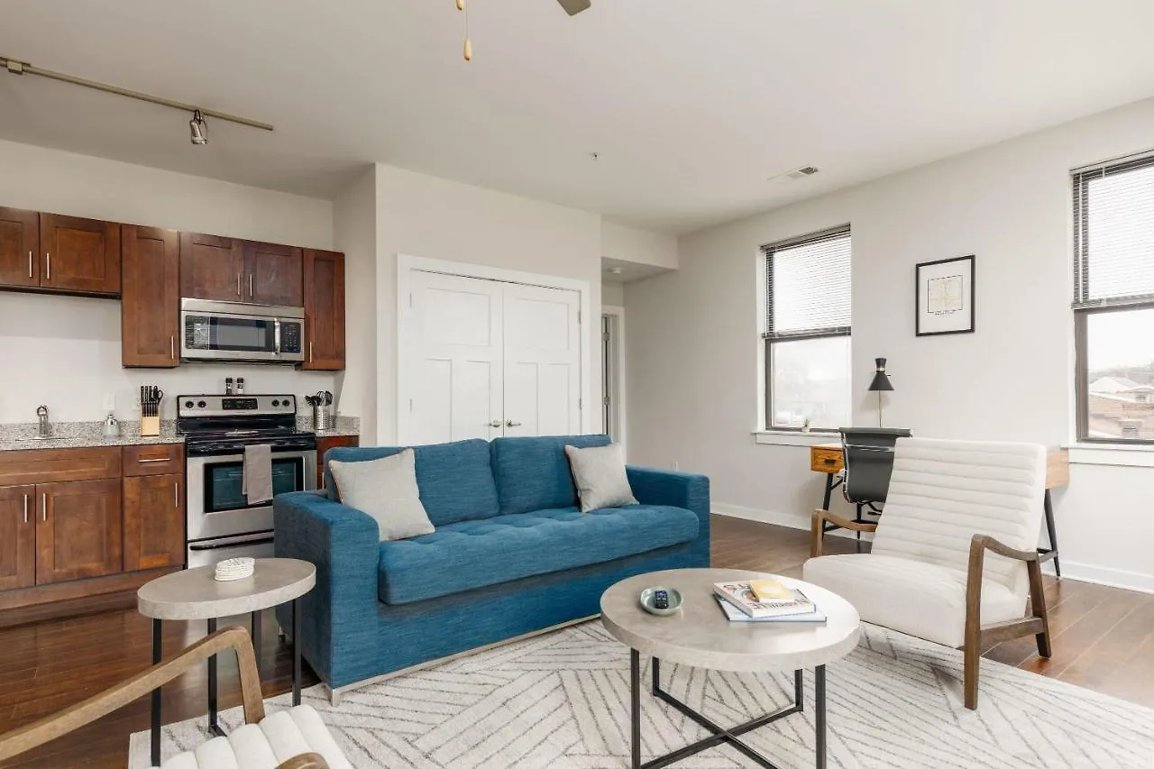 Lägenhet Cozysuites Music Row Spacious 2Br With Free Parking 55 Nashville